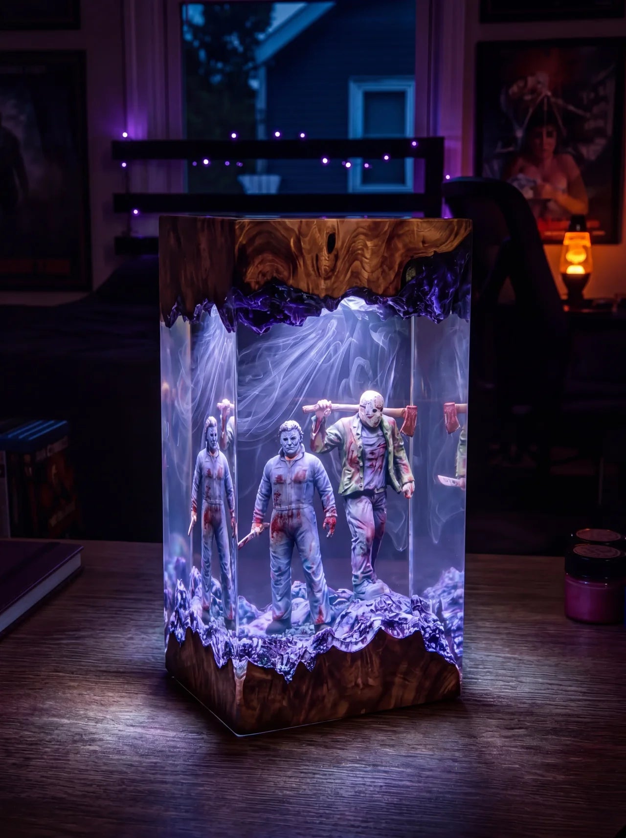 Halloween Resin Lamps